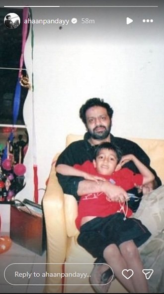 Ahaan Panday Childhood Photo